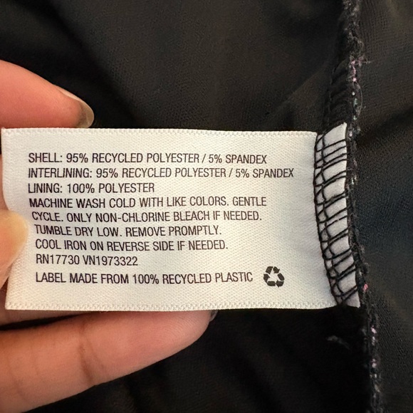 Wild Fable Womens Mesh Side Ruched Mini Skirt Large Black Tropical Leaf Print - Picture 12 of 16